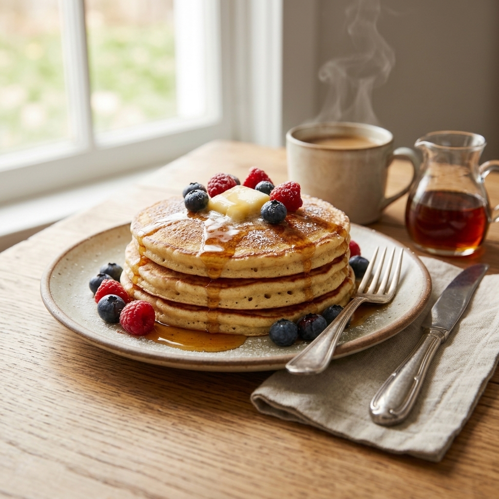 Mouthwatering Homemade Pancakes with a Fluffiness You’ll Crave