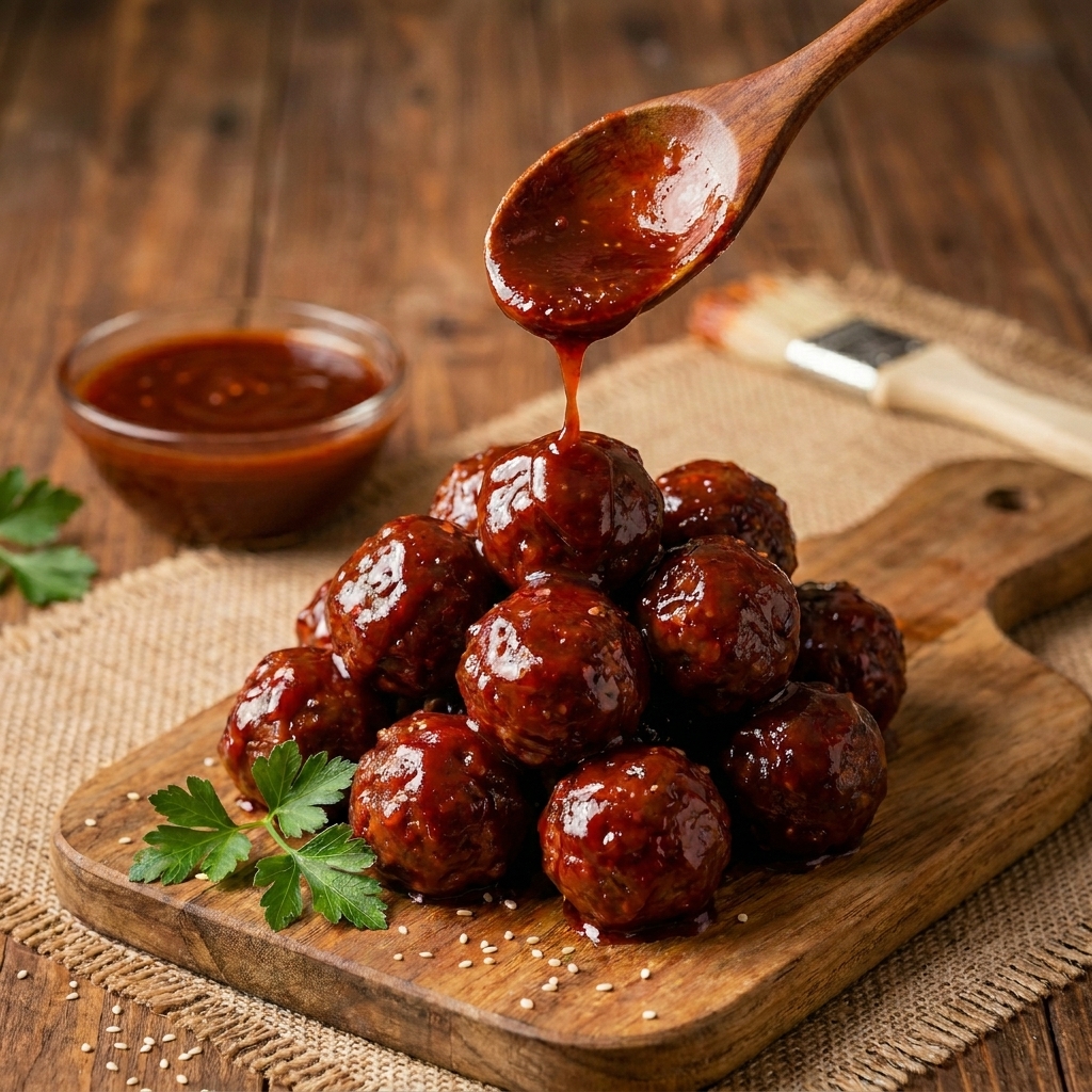 Addictive Sweet and Spicy BBQ Meatballs that Guests Love